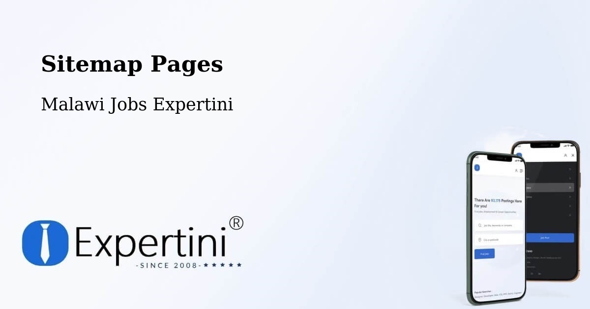 Sitemap Pages across Malawi - Malawi Jobs Expertini