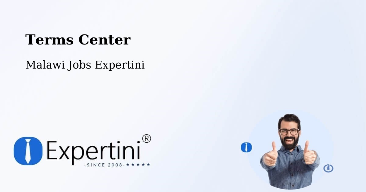 Terms of Service – Malawi - Malawi Jobs Expertini